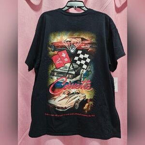 Diamond Black Corvette Tshirt Sz XL